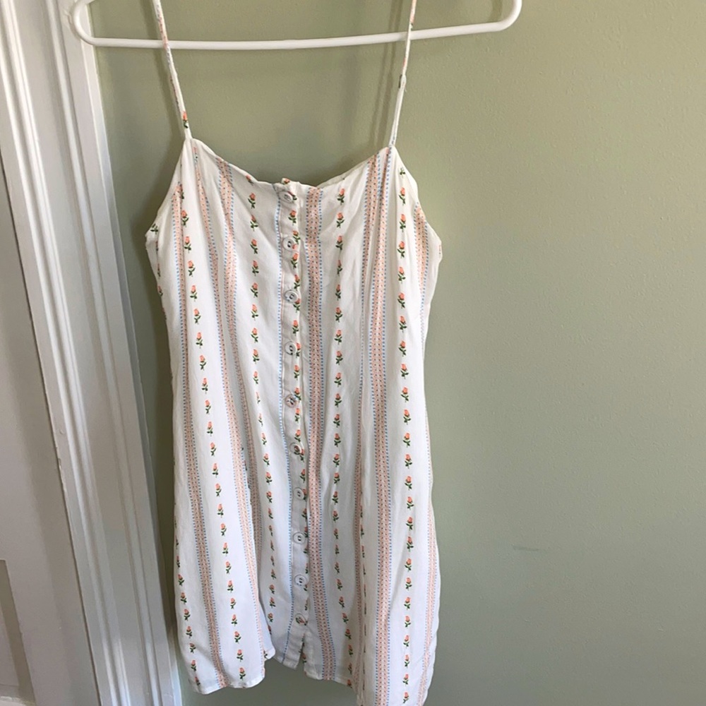 Forever 21 floral print lightweight summer dress